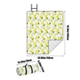 thumbnail image 3 of Esterilla de picnic de vellón para exteriores, para acampar y hacer senderismo, de tela gruesa, portátil, impermeable, para césped, de tela, 3 of 6