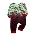 thumbnail image 4 of Racifhz Family Matching Pajamas Set Halloween Printed Loungewear Cozy Long Sleeve Top and Pants Holiday Sleepwear for Family Autumn Fall PJ Sets Halloween Gifts for Adults, 4 of 6