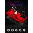 thumbnail image 3 of Allytech Galaxy A03s Case (US Edition), Galaxy A03S Case with Stand, With Ring Holder Stand Military Grade Shockproof Protective Compatible with Car Mount Case Cover for Samsung Galaxy A03S - Red, 3 of 6