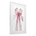 thumbnail image 3 of Stupell Industries Coquette Pink Bow Illustration White Framed Print Under Glass, design by LSR Design Studio, 3 of 9