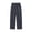 Gray, variant on Men Drawstring Elastic High Waist Multi Angled Zipper Pocket Straight Wide Leg Woven Pants Deep Side Slip Pockets Wrinkle Free Lightweight Urban Street Trousers M