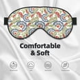 thumbnail image 3 of Fuzoiu Paisley Floral 5 Print Sleep Masks,Eye Masks with Adjustable Strap for Sleeping,Night Eye Shade for Women Men,Eye Cover for Full Night's Sleep, Travel and Nap, 3 of 7