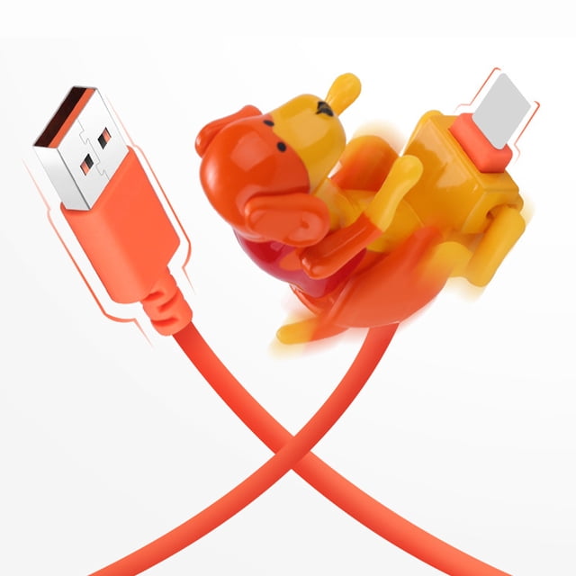 Seitruly Cable de carga aleatorio de color Cable USB Cable de carga de humping de animales Cable de TPE, Tipo-c Type1 NO1