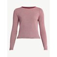 thumbnail image 5 of No Boundaries Striped Tee with Long Sleeves, Women's, 5 of 5
