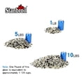 thumbnail image 3 of Stanbroil Vidrio para Fuego Mezclado de 4.5 kg, Reflectante Negro de 0.64 cm, 3 of 6