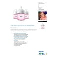 thumbnail image 2 of Philips Avent Natural Baby Bottle, Pink, 4oz,3pk, SCF010/38, 2 of 3