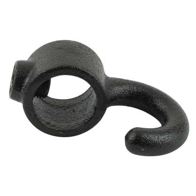 Steel Tek 688204HC 0.75 in. Structural Pipe Fitting Hook, Black