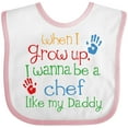 thumbnail image 3 of Inktastic Chef Like Daddy Boys or Girls Baby Bib, 3 of 4