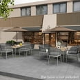 thumbnail image 5 of Gymax Outdoor Patio Umbrella Modern Table Umbrella w/8 Heavy Duty Ribs Sun-proof Coffee, 5 of 10