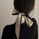thumbnail image 2 of Bufanda de seda francesa diadema retro feminidad atado bolso cinta serpentina larga diadema lazo accesorios para el cabello 90cm, 2 of 2
