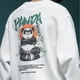 thumbnail image 2 of Sudadera para hombre, jersey blanco gráfico, ropa de hip hop para hombre, sin capucha, ropa de calle cálida, sencilla, emo, novedad de otoño, top de lujo S, 2 of 5