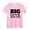 Pink, variant on Girls T Shirts Kids Toddler Girls Casual Birthday Short Sleeve T Shirt with Big Sister Letter Prints Toddler T Shirts Pink 3 Years-4 Years