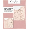 thumbnail image 5 of Jessica Simpson Baby Girls' Pants Set - 2 Piece Ruffle Bottom Blouse and Pants (0-24M), 5 of 7