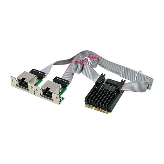 Gigabit Network Card Dual RJ45 Port Gigabit Server NIC Adapter 10/100/1000Mbps Ethernet NIC for PC