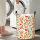 thumbnail image 5 of Fotbe Fruits Peach2 Cesto de Ropa con Asas, Cesto Impermeable de Gran Capacidad, Bolsa de Lavado para Dormitorio, Cesto de Ropa con Ruedas y Asas-Medium, 5 of 6