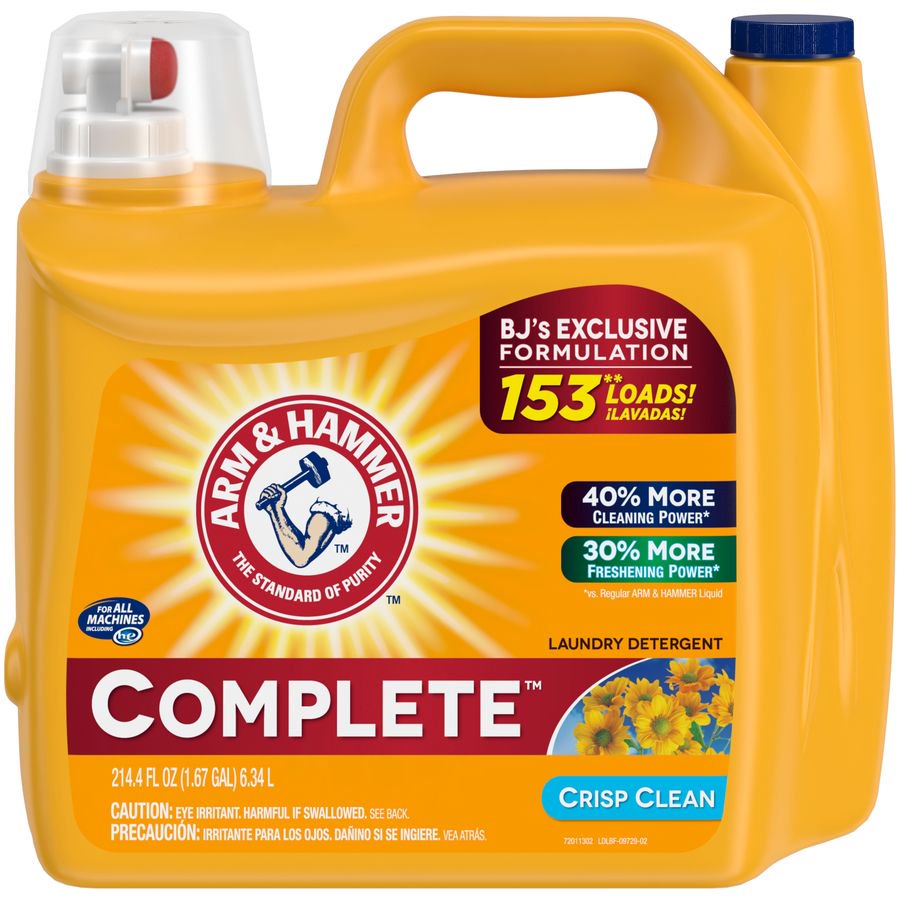 Product of Arm & Hammer Complete Liquid Detergent, 214.4 fl. oz