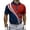 Red, variant on Men's US 250th Anniversary 3D Print Polo Shirt with Dynamic Graphic Design and Flag Motif Featuring Short Sleeve Turn-Down Collar Beige L