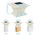 thumbnail image 5 of 4 Pack Solar Post Lights Outdoor, LED Deck Fence Cap Light for 4x4 5x5 6x6 Posts Patio Garden Decoration Warm Lighting, 5 of 7