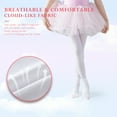 thumbnail image 3 of Honeysea Ballet Tights for Girls & Toddler - Ankle Support Girls Dance Tights Elastic Soft Girls Tights for Uniforms, Dresses, 3 of 7