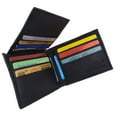 thumbnail image 5 of Genuine Lambskin Soft Leather Bifold Credit Card Wallet with ID Flap Up 53, 5 of 16