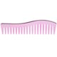 thumbnail image 1 of Peignes à dents larges, sans manche, démêlant, grand peigne de salon pour shampoing, pour hommes et femmes, violet et rose, 1 of 4