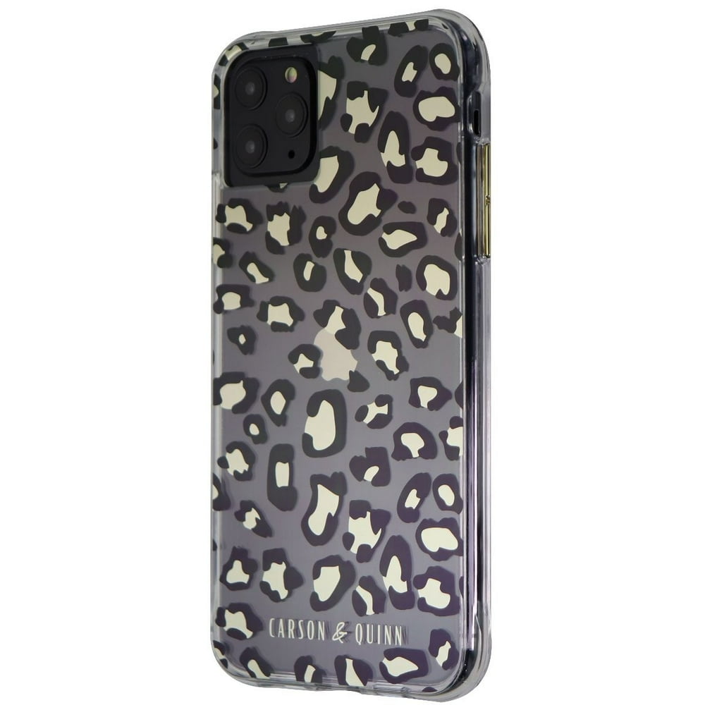 Carson & Quinn Hybrid Case for Apple iPhone 11 Pro Max/Xs Max Clear / Cheetah