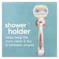 thumbnail image 5 of Venus MoistureGlide Razor for Women, Limited Edition, 5 Blades, Manual Razor, Handle + 2 Razor Blade Refills, Rose Gold, 5 of 9