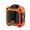 01_High Speed Waist Fan Orange, variant on Waist Mounted Fan 5 Speed Settings 10000mAh USB Rechargeable Portable Personal Cooling Fan with Digital Display Flashlight for Outdoor Work by PALIFEUR