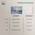 thumbnail image 6 of Sunset Sailboats II Canvas Glam Beach Wall Art by Art Remedy, Gallery Wrapped, 24" x 16", 6 of 7
