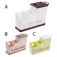 thumbnail image 1 of Multi-functional Plastic Chopsticks Holder Kitchen Draining Hollow Drying Rack Fork Spoon Utensil Organizer, 1 of 7