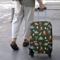 thumbnail image 3 of Dark Green Toned Dinosaur and Volcano Pattern Luggage Cover Fashion Suitcase Cover Baggage Covers Fit 25-28 Inch Luggage (Go Travel), 3 of 5