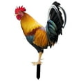 thumbnail image 1 of bedienty Statue d'Animal de Poulet Piquets Acryliques Réalistes pour Décoration de Cour Patio Style B, 1 of 6