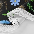 thumbnail image 4 of SKYSONIC Watercolor Nest Round Tablecloth 60inch Indoor Wrinkle Free, Blue Easter Eggs Circular Lace Table Cover Washable for Kitchen Party BBQ Dining Decor, 4 of 7