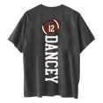 thumbnail image 4 of Tops Cortos para las Mujeres, Doble Cara Impreso Cuello Redondo Gota Hombro Camiseta, Top Estirable Casual, 4 of 5