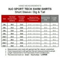 thumbnail image 3 of H2O Sport Tech Big & Tall Men's Short Sleeve Swim Shirt 2XL to 5XLT, 3 of 5