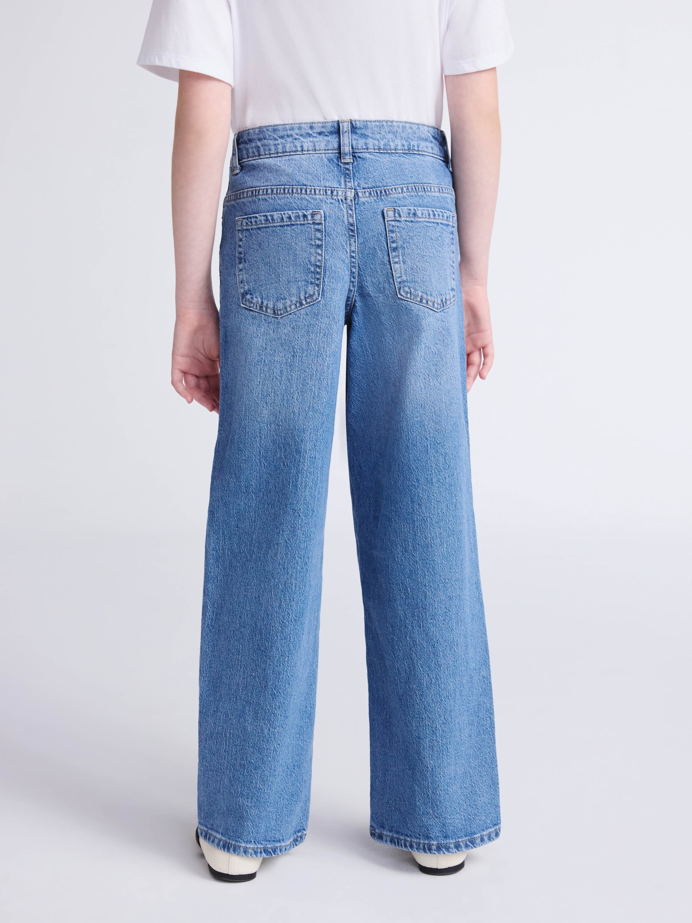 Weekend Academy Girls Baggy Straight Jeans, Sizes 5-18