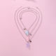 thumbnail image 3 of Collar de la amistad, collar de mejor amiga para 3 niñas, collares magnéticos con colgante de corazón a juego para hermana, 3 of 5