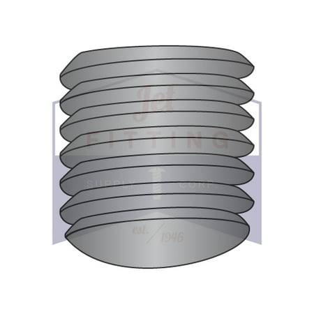 

3/8-16 x 5/8 Oval Point Socket Set Screws | Alloy Steel | Coarse Thread | Black Oxide | Made in U.S.A. (Quantity: 100)