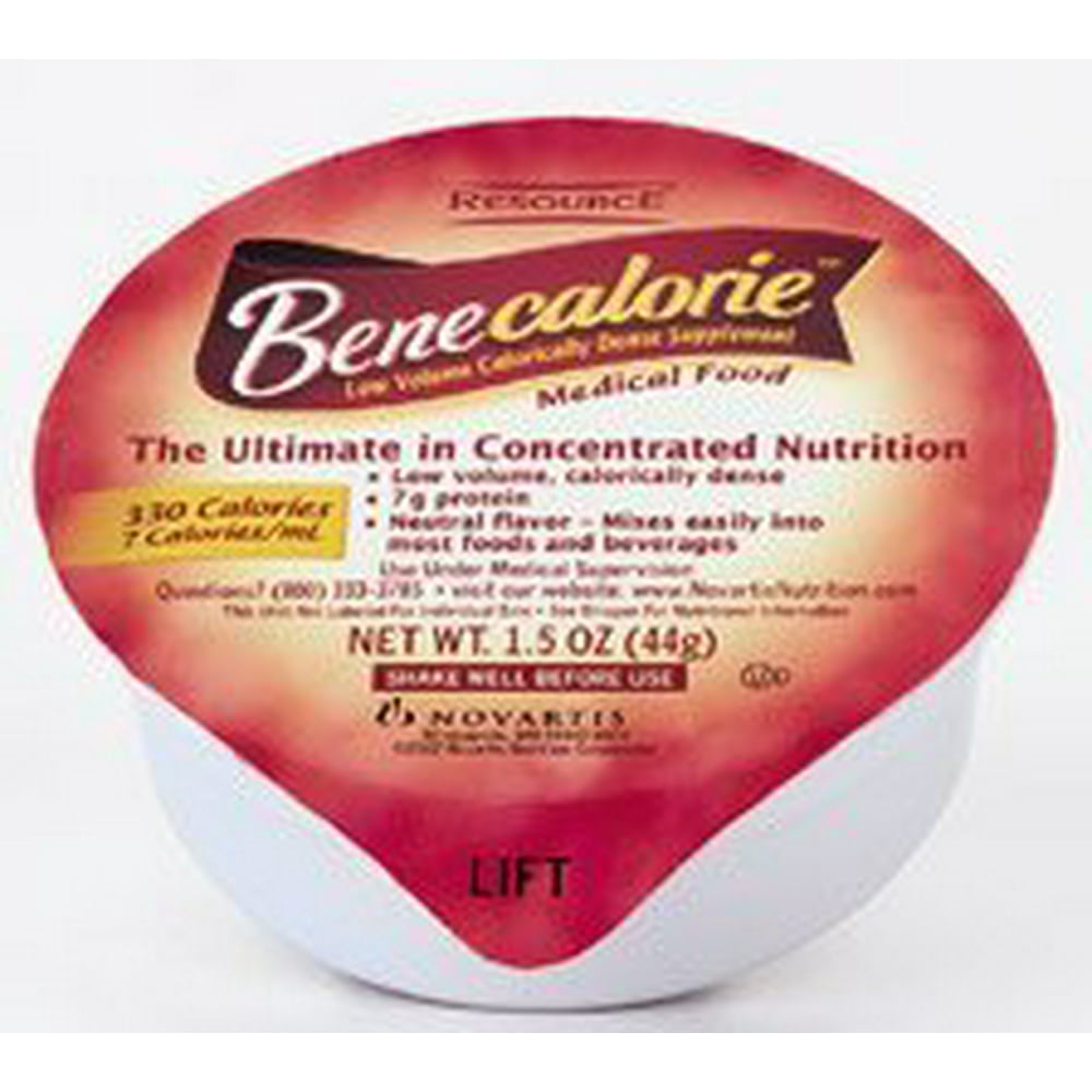 Nestle Resource Benecalorie Protein Liquid Supplement, 1.5 Oz, 24 Ct