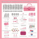 thumbnail image 2 of Kit De Decoración Pasteles 337pcs Accesorios Para Reposteria Rosa, 2 of 5