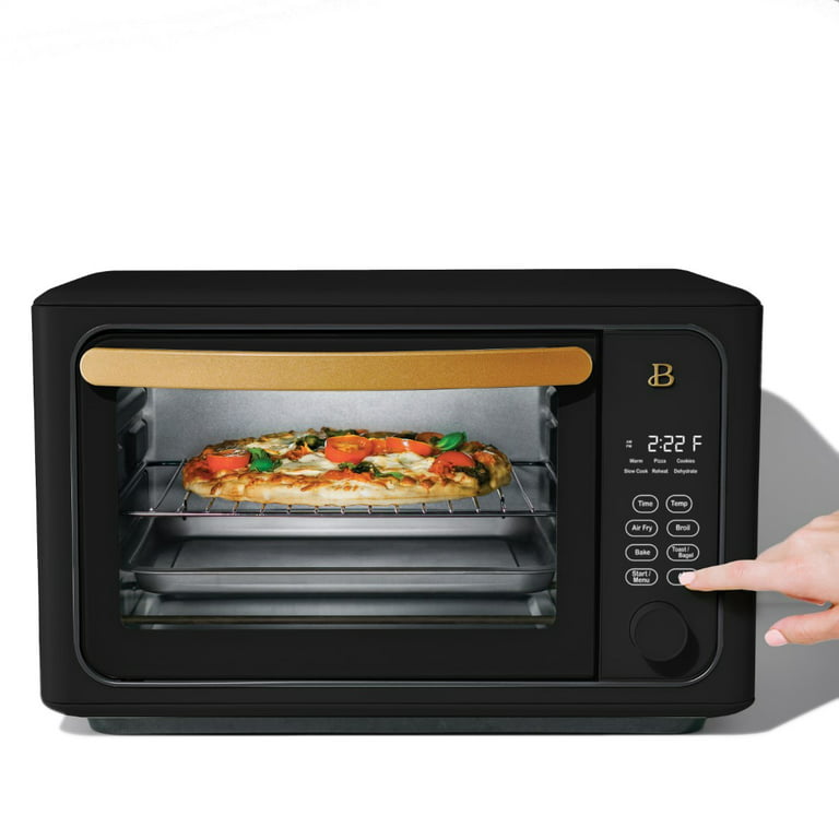 howcoolmall 6 Slice Touchscreen Air Fryer Toaster Oven, Black Sesame By Drew  Barrymore
