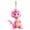 J, variant on Holloyiver Personalized Pink Dinosaur Christmas Ornament, 26 Letters Hanging Pendant Ornaments, Plastic Initial Monogram Xmas Tree Decorations with Hanging Rope, Customized Funny Gift for Kids