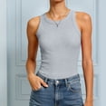 thumbnail image 6 of Hessimy Women's Camisole Tank Top-Breathable Cotton Stretch,Airy Soft(Grey,M), 6 of 7