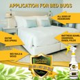 thumbnail image 6 of Bed Bug & Dust Mite Killer Natural Spray Treatment for Mattresses, Covers, Carpets & Furniture - Fast Extended Protection. Pet & Kids Safe - No Toxins or Chemicals 32 oz Quart, 6 of 7