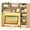 Burlywood, variant on SolaceHue Desktop Bookshelf, Countertop Storage Hutch with Shelves for Computer Desk, Desk 3-Tier Display Rack, Multipurpose Wood Desktop Hutch Storage Organizer for Dorm Office
