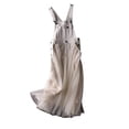 thumbnail image 3 of WILLBEST Vestido Lino Mujer Vestido Casual Elegante De Mujer Con Cuello Cuadrado Largo Sin Mangas De Malla En Capas Maxi Vestido Para Uso Diario Fiesta Vacaciones Y Salidas, 3 of 3