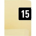 thumbnail image 2 of Smead 68315 0.75 in. x 1.5 in. "20" Yearly End Tab File Folder Labels - Black (500/Roll), 2 of 2