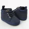 thumbnail image 4 of Eashery Toddler Girls Boys Shoes Breathable Cartoon Shoes White Baby Shoes Dark Blue 12, 4 of 4