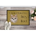 thumbnail image 2 of Caroline's Treasures BB1499JMAT Chihuahua Spoiled Dog Lives Here Door Mat, Indoor Rug or Outdoor Welcome Mat 24x36, 2 of 4