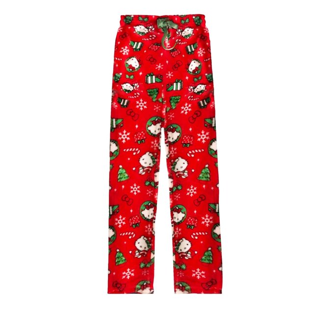 Lindos pantalones de pijama de dibujos animados para mujer, pantalones de pijama de felpa, pantalones de pijama de Navidad de Halloween, pantalones de dormir de anime Kawaii, pijamas de Navidad
